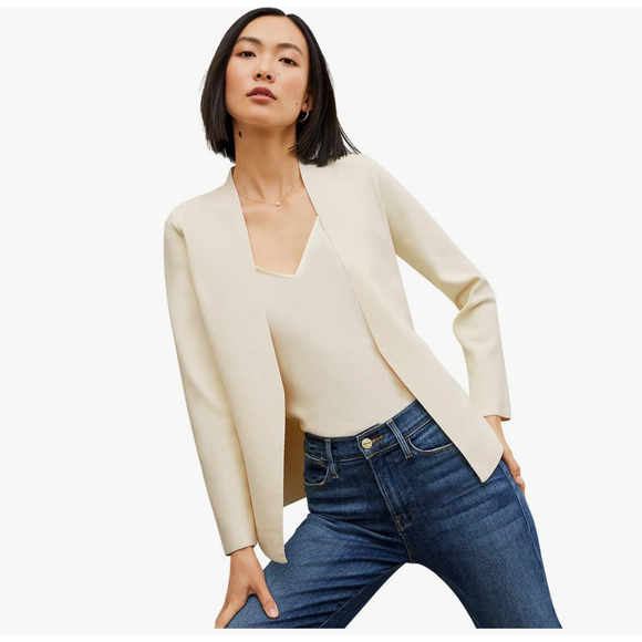 MM Lafleur Jackets & Blazers - NWT MM Lafleur Sant Ambroeus Jardigan XS Off White Jacket Blazer M.M. LaFleur